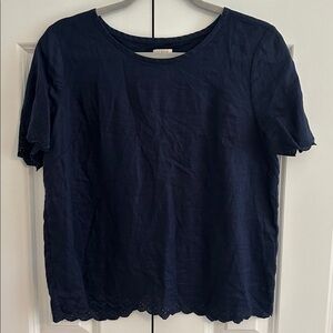 J. Crew Midnight Blue Blouse